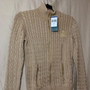 NEW Gorgeous LRL Monogrammed Sweater - Size S/P